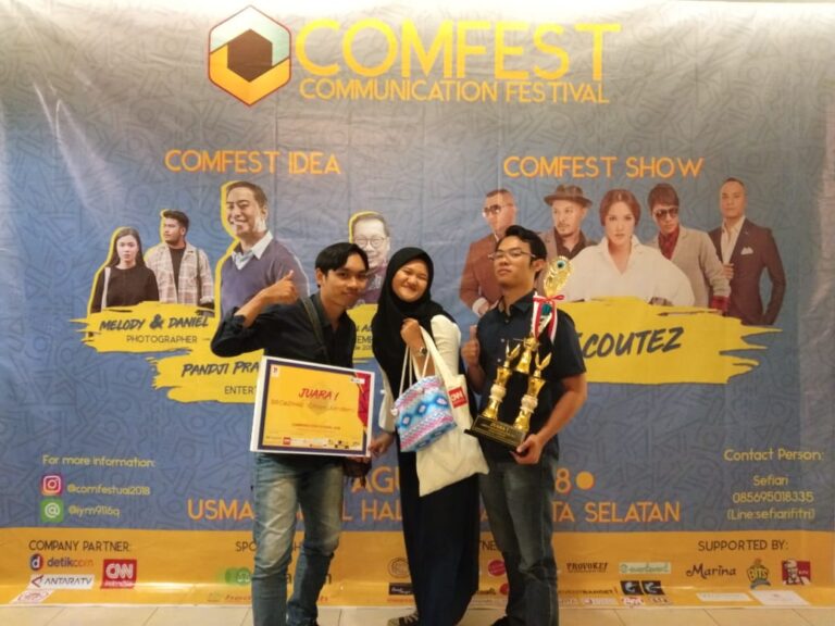 Kenalkan Orem-orem, Mahasiswa UMM Sabet Juara I Communication Festival 2018 di Jakarta
