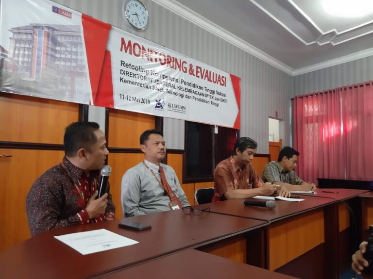 LSP UMM Jadi Percontohan Penerima Hibah Retooling Vokasi Ristekdikti