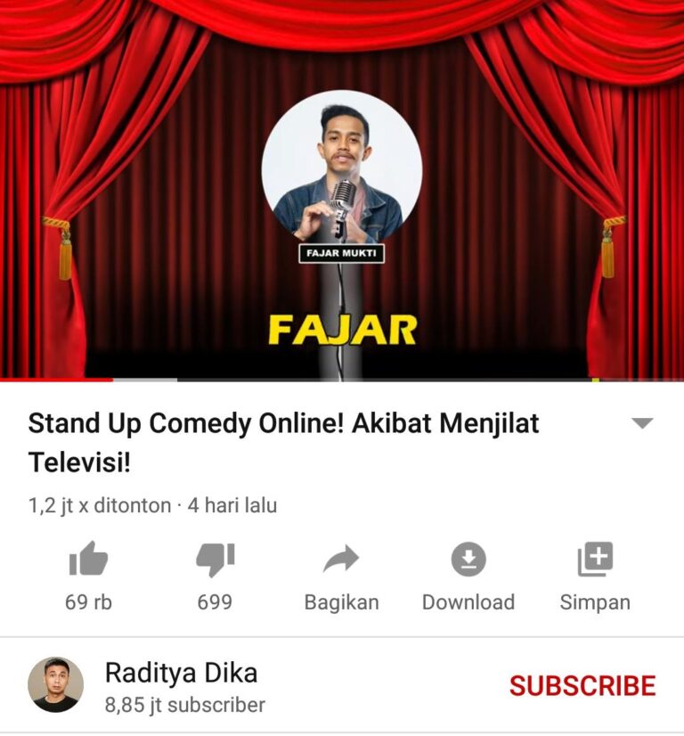 Mahasiswa Ini Menang Stand Up Comedy Online Raditya Dika