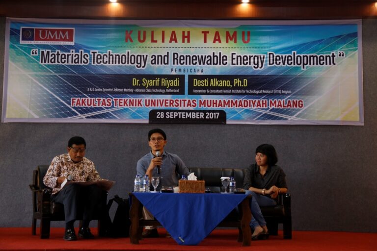 Mahasiswa UMM Diminta Mencontoh Riset Energi Terbarukan Eropa