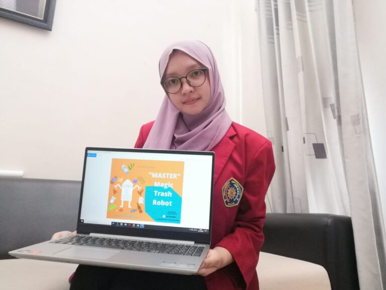 Master, Robot Pemroses Sampah Karya Mahasiswa UMM