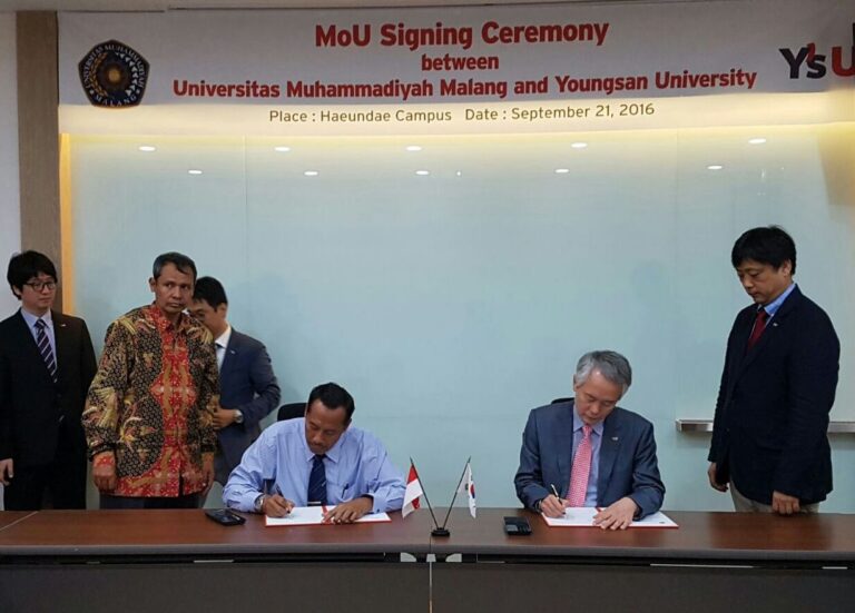 MoU dengan Youngsan University, Mahasiswa UMM Bisa Raih Gelar Ganda