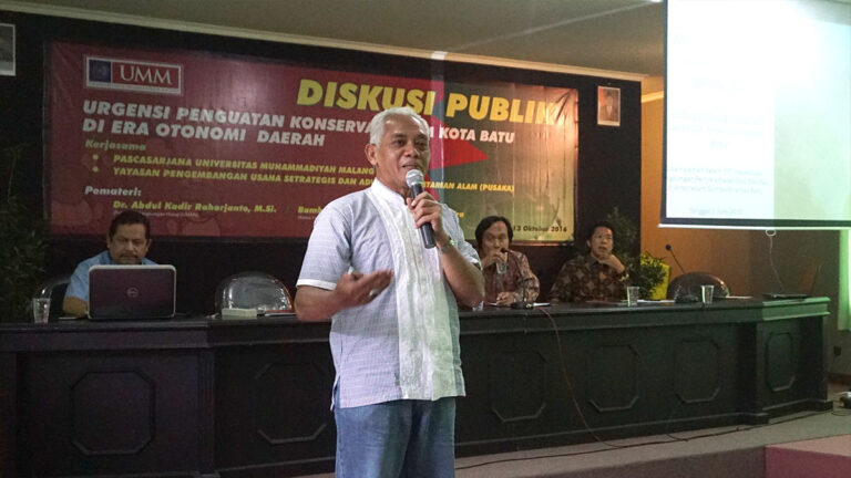 Pascasarjana UMM Kritisi Kebijakan Konservasi Alam Kota Batu