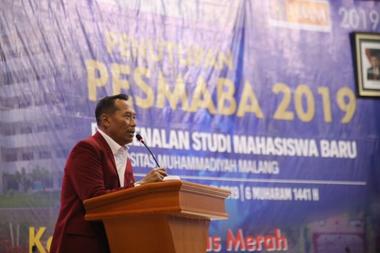 Pesan Rektor UMM Usai Gelaran Pesmaba 2019