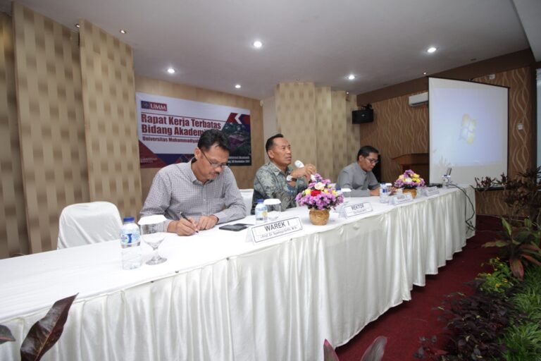 Raker Akademik, Siapkan Langkah Strategis Tingkatkan Daya Saing UMM