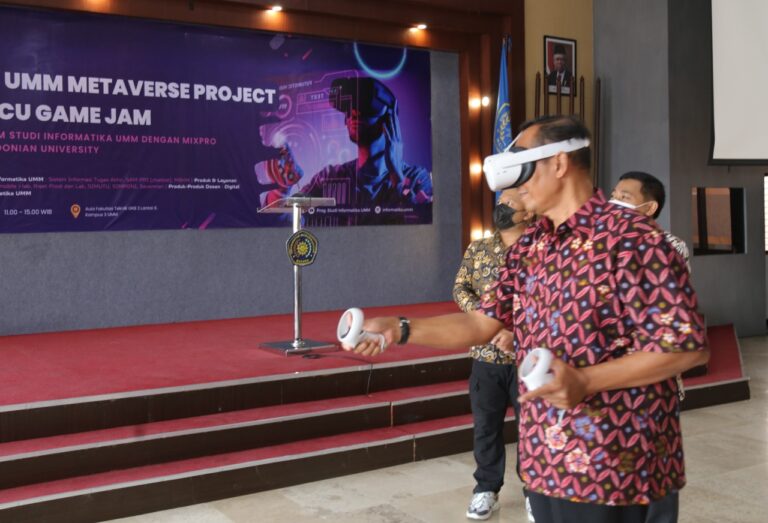 Rektor Kick Off UMM Metaverse