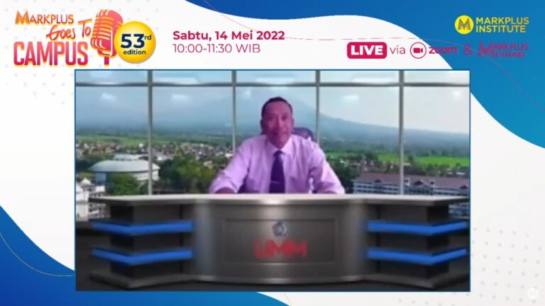 Rektor UMM di Markplus: Perguruan Tinggi harus Adaptif dan Atraktif