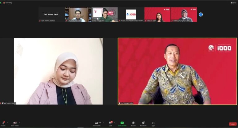 Roadshow 1000 Startup Digital di UMM Targetkan Satu Juta Startup