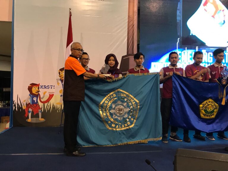 Robot DOME UMM Sabet Juara I Regional IV Kontes Robot Indonesia 2018
