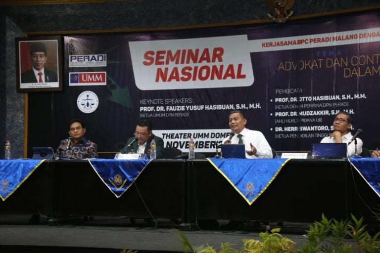 Seminar Nasional FH UMM: Bahas Advokat dan Contempt of Court dalam RUU KUHP