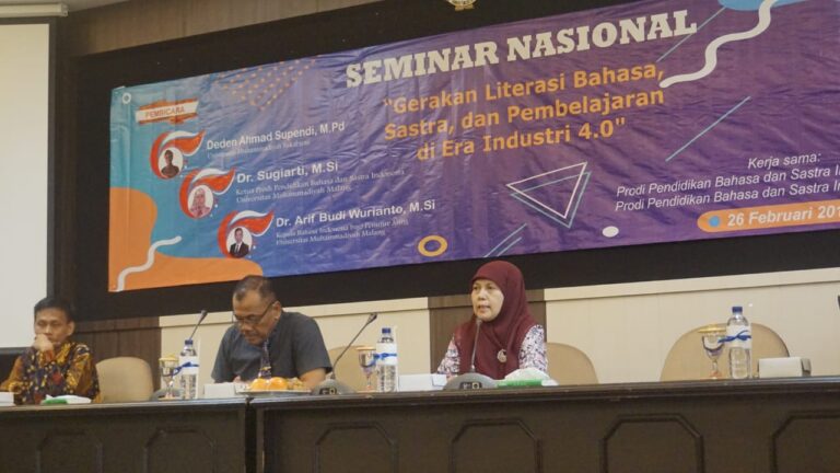 Semnas PBSI UMM-UMMI: Literasi Dosen Juga Mesti Dikuatkan