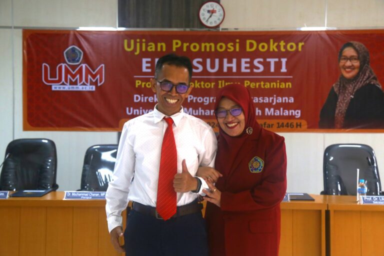 Sepasang Suami Istri Lulus Bersama Dalam Program Doktor UMM