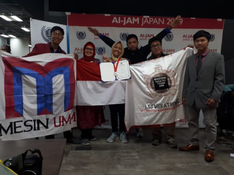 Smart Tongkang Karya Mahasiswa UMM Raih Silver Medal di Jepang