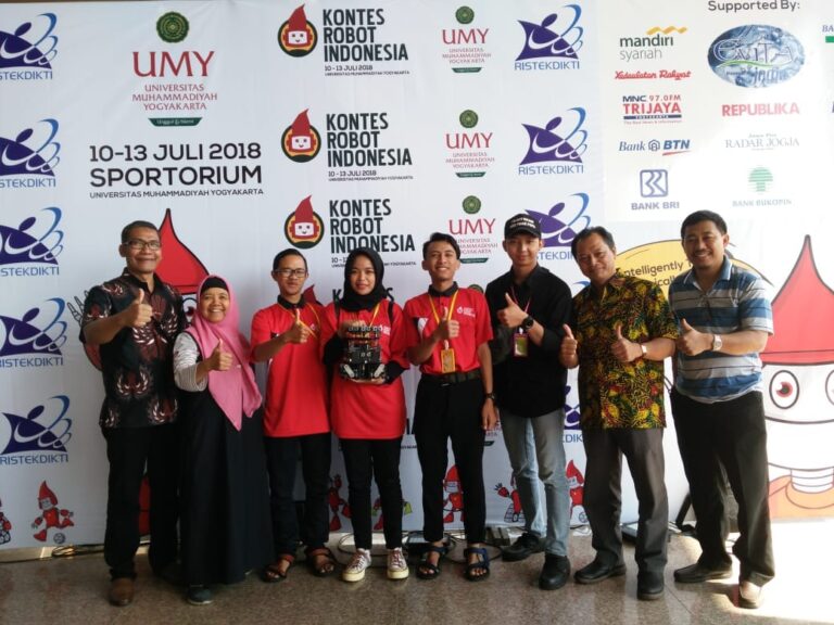 Tiga Bulan Riset, Robot DOME UMM Duduki Peringkat Pertama Babak Penyisihan KRI Nasional