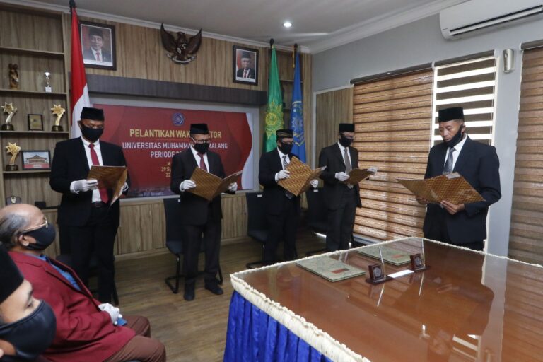 UMM Kukuhkan Wakil Rektor Masa Jabatan 2020-2024