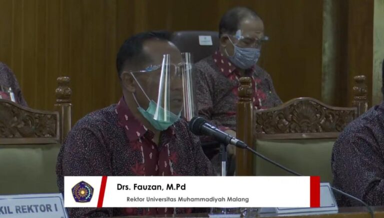 UMM Lakukan Pertemuan Orang Tua Maba secara Daring