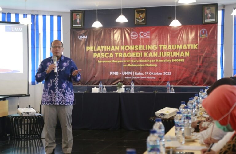 UMM Latih Guru BK se-Malang, Atasi Trauma Siswa Pasca Tragedi Kanjuruhan