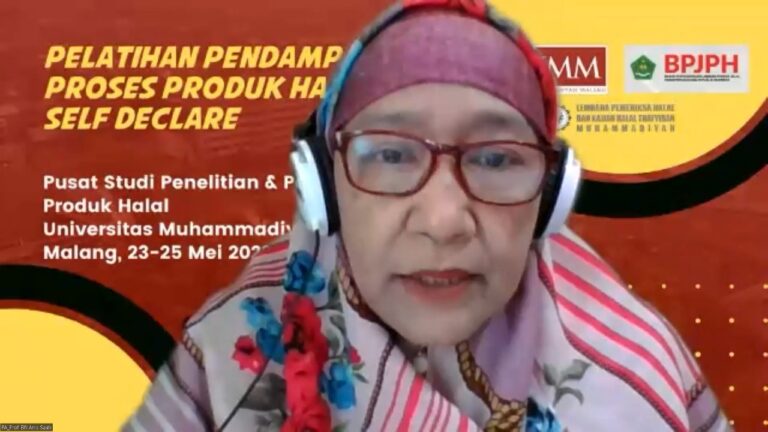 UMM Latih SDM Pendamping Proses Produk Halal