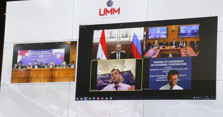 UMM Realisasikan Kerjasama dengan Kampus Raksasa Rusia