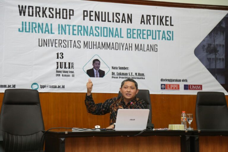 UMM Terus Genjot Penulisan Artikel Jurnal Internasional Bereputasi