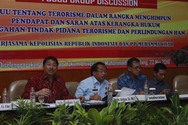 UMM dan Polri Dialogkan Revisi UU Terorisme