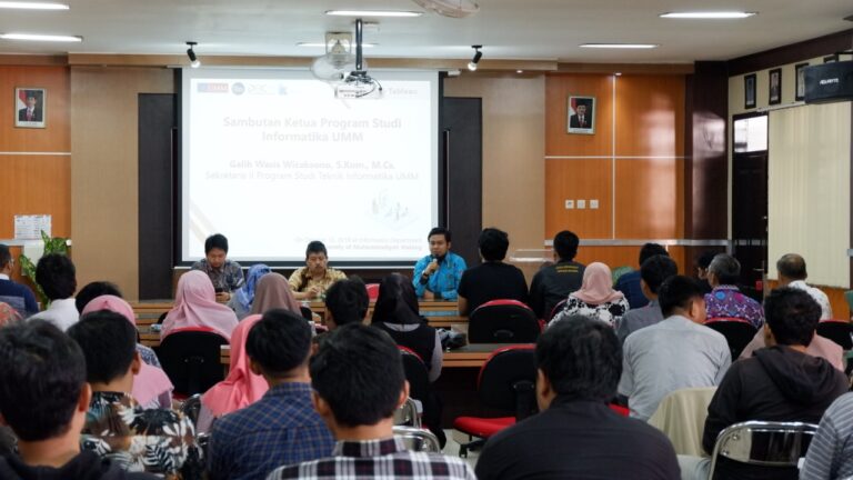 UMM kenalkan Software Tableau, Visualisasi Data Dukung Smart City