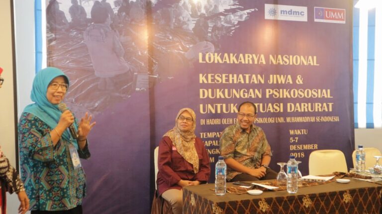 Universitas Muhammadiyah-MDMC Prakarsai Perumusan Standardisasi Penanganan Psikososial Darurat Bencana