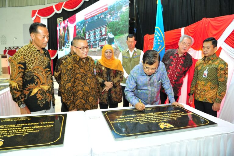 Wapres Jusuf Kalla Resmikan Lima Infrastruktur Baru UMM