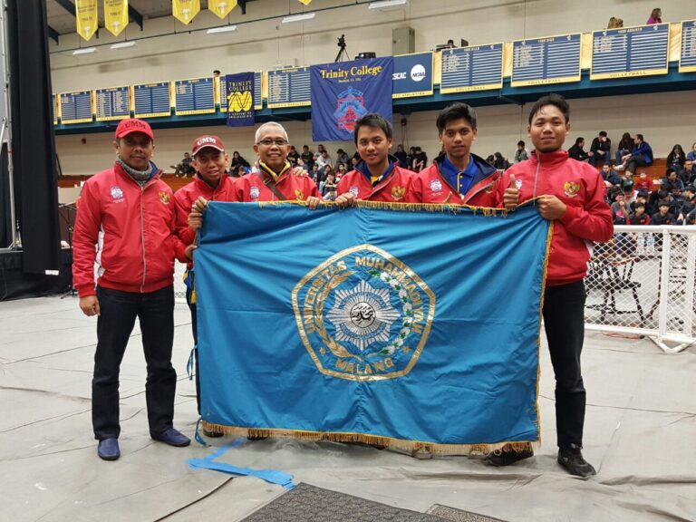 Tim Robot UMM Juarai Kontes Robot Internasional di Amerika Serikat
