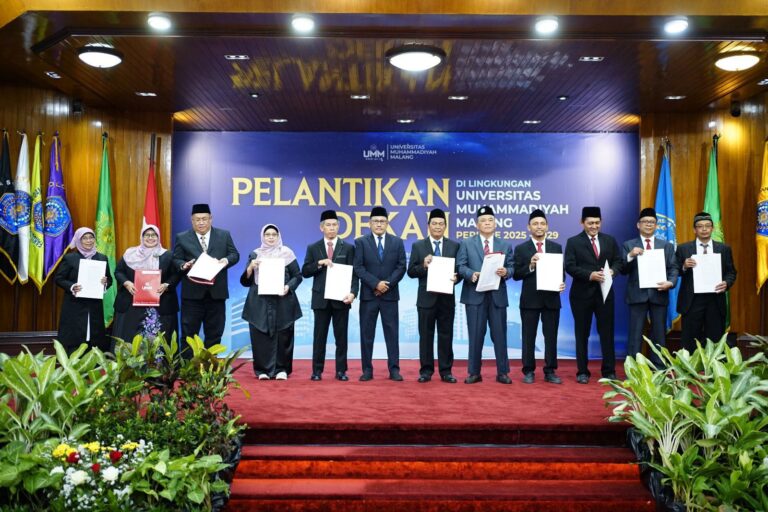 11 Dekan UMM Dilantik, Siap Jadi Penggerak Strategis