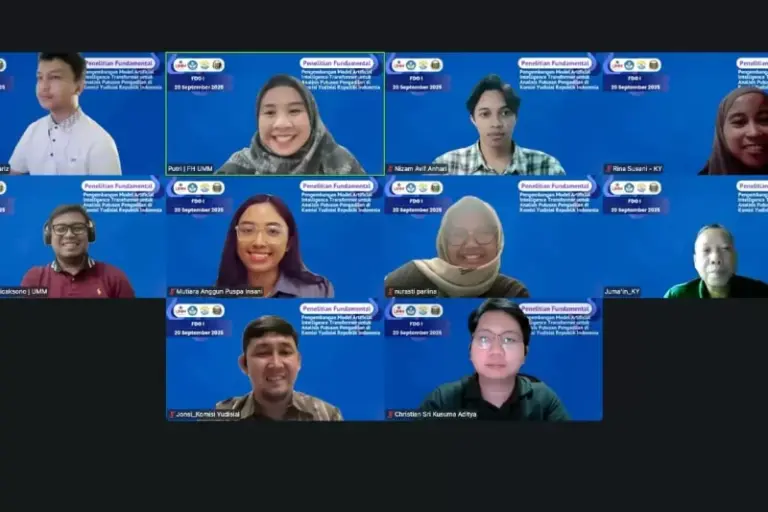 Peneliti UMM Kembangkan Sistem AI untuk Membantu Analisis Putusan Hukum di Indonesia