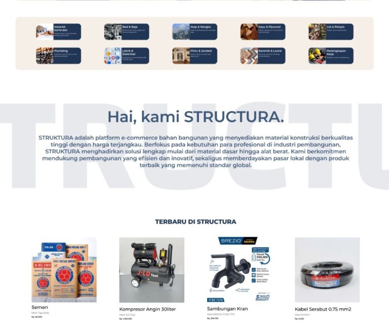 Mahasiswa UMM Ciptakan Platform Structura, Belanja Bahan Bangunan Kini Semakin Praktis