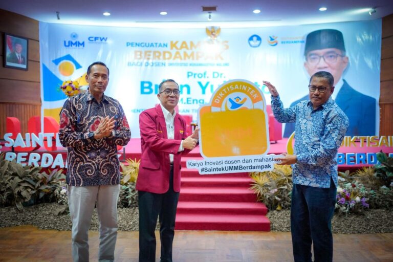 Di UMM, Mendiktisaintek Ingatkan Riset dan Inovasi Harus Berdampak bagi Masyarakat