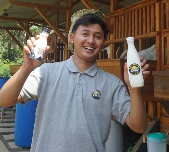 Embik Farm, Bisnis Susu Kambing Mahasiswa UMM yang Tembus KMI Expo