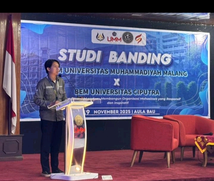 Sinergi Dua Kampus: BEM UMM dan BEM Universitas Ciputra Bertukar Gagasan, Perkuat Responsivitas