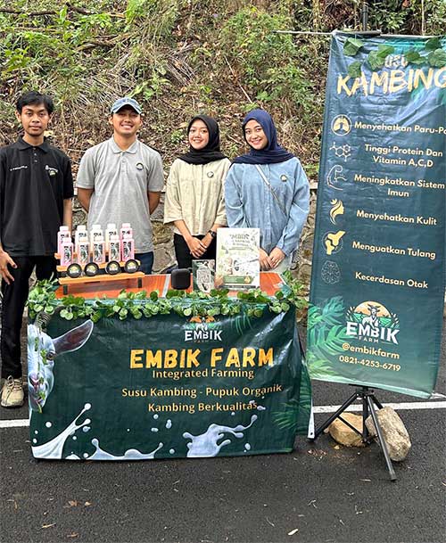 Susu Kambing Bebas Prengus dari Mahasiswa UMM Tembus KMI Expo 2025
