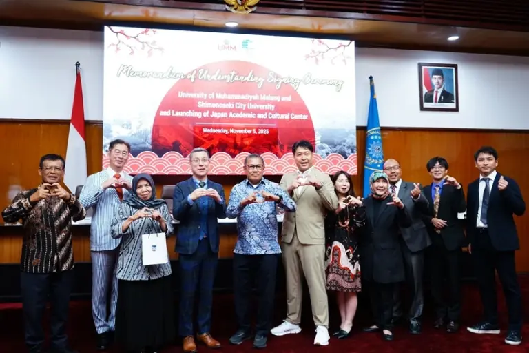 UMM Resmikan Japan Corner, Babak Baru Kolaborasi Akademik Indonesia–Jepang