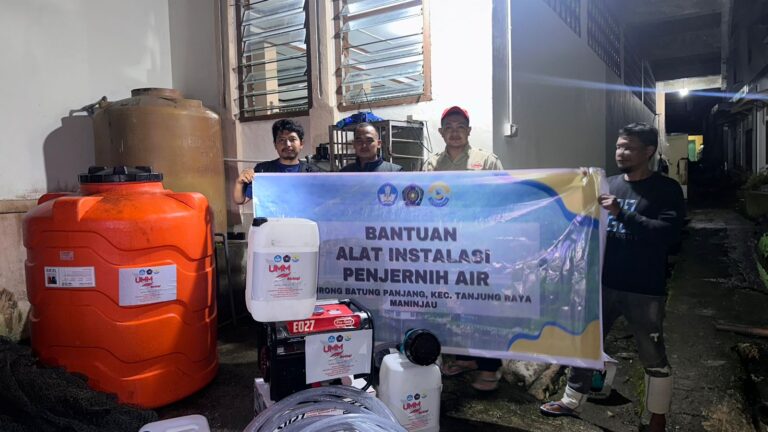 Berbagi Untuk Negeri, UMM Bangun Instalasi Air Bersih di Maninjau