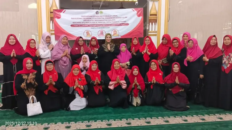 Cegah Bullying dari Rumah, Mahasiswa Doktor PAI UMM Rokayah Gelar PKM Bersama DPD Al Hidayah Pangkalpinang dan Ketua TP PKK