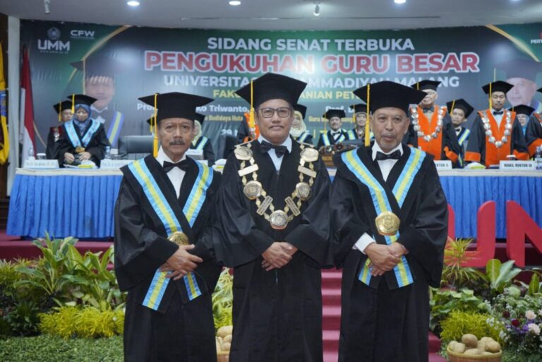 Dari Kampus Putih, UMM Hadirkan Dua Guru Besar Baru untuk Menjawab Tantangan Pangan