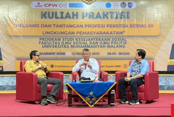 Kuliah Praktisi FISIP-UMM; Menyoal Tantangan dan Peluang Pekerja Sosial Koreksional di Pemasyarakatan