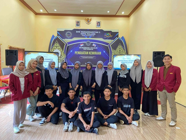 Mahasiswa PAI UMM Gelar Pelatihan Kepemimpinan IPM SMK Muhammadiyah 01 Malang