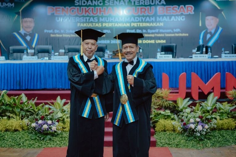 UMM Kukuhkan Dua Guru Besar Penggerak Inovasi Ketahanan Pangan