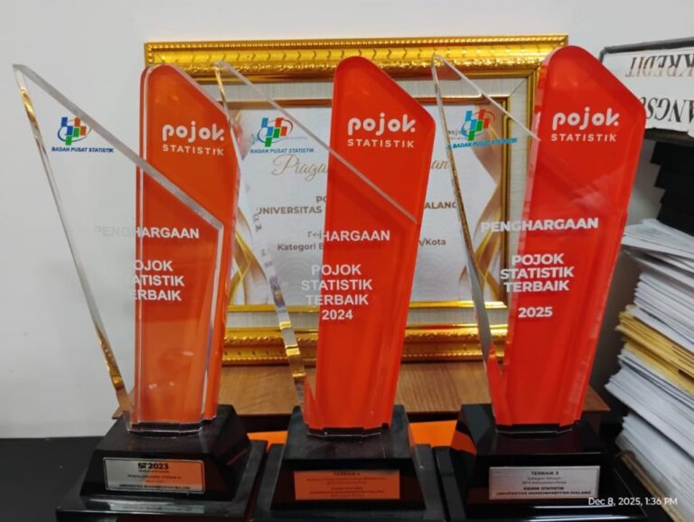 UMM Pertahankan Predikat Pojok Statistik Terbaik Tiga Tahun Beruntun