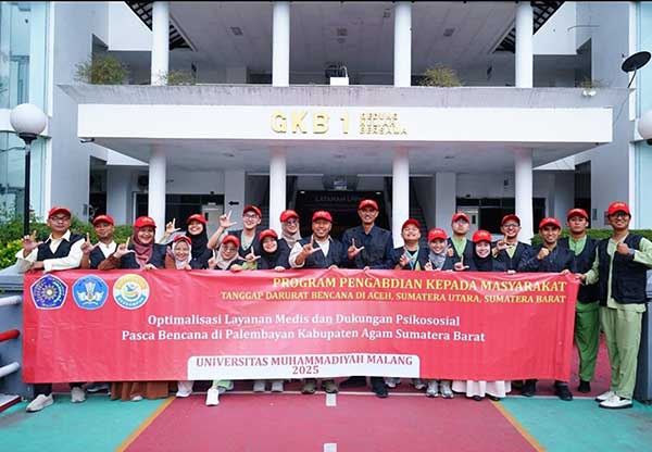 UMM Terjunkan Tim Medis dan Relawan ke Lokasi Banjir Sumbar