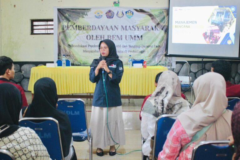 Wujudkan Desa Tangguh: BEM UMM Bekali Warga Kedungdalem Kesiapan Mental dan Ketahanan Ekonomi