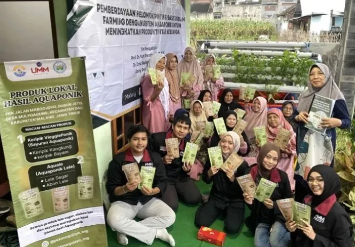 Inovasi Akuaponik UMM Ubah Lahan Sempit Warga Jetis Jadi Sumber Pangan dan Ekonomi