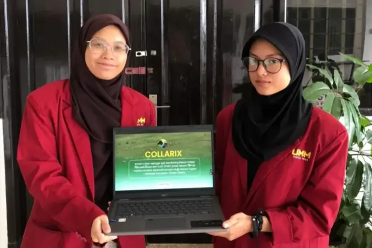 Mahasiswa UMM Kembangkan COLARIX, Kalung Pintar IoT–AI untuk Deteksi Dini PMK pada Ternak