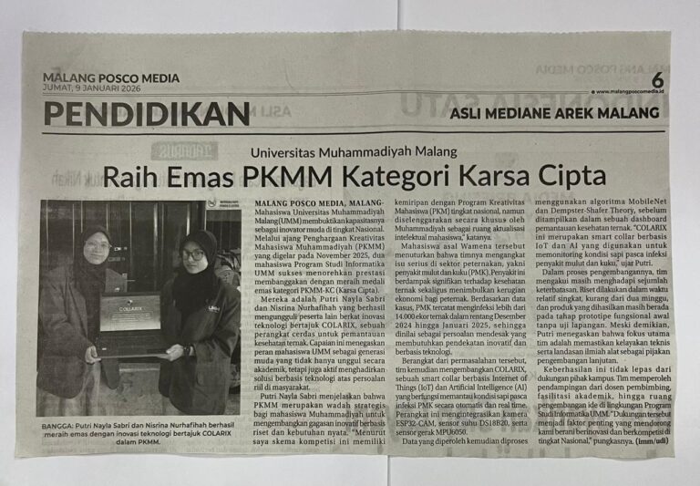 Raih Emas PKMM Kategori Karsa Cipta