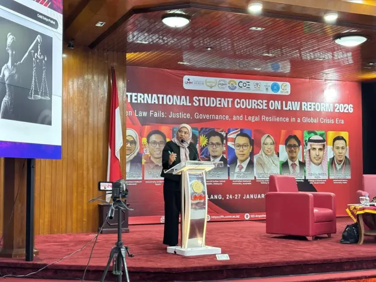 Saat Hukum Kehilangan Arah Keadilan, Akademisi UMM Dorong Reformasi di Forum Internasional